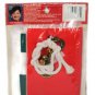 Designs For The Needle Set of 3 Christmas Gift Sock Counted Cross Stitch Kit 8"