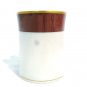 Fitz and Floyd White Red Cup & Saucer Set Renaisance & Charade Red Gold Band