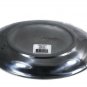 Lenox Holiday Carved Small Metal Silver Oval Serving Tray w/ Red Bow 10 inches