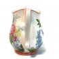Harry & David Pitcher Water Juice Floral Peonies Butterfly Hydrangeas 7 1/4"