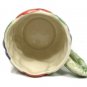 Fitz and Floyd Ironstone Mug Cup Fruit Pattern Leaves Handle 12 Oz
