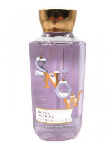 Bath & Body Works Snowy Morning Shower Gel with Shea Butter 10 Fl Oz