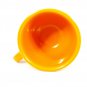 Fiesta Homer Laughlin Cup Saucer Set Orange Lead Free 6 Oz Made in USA