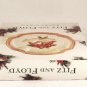 Fitz and Floyd Essentials Holiday Bells Cookie Canape Plate Handcrafted 8 5/8"