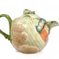 Fitz & Floyd Vegetable Garden Carrot Eggplant Teapot Pitcher Ceramic 1 1/4 QT
