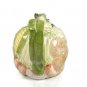 Fitz & Floyd Vegetable Garden Carrot Eggplant Teapot Pitcher Ceramic 1 1/4 QT