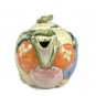 Fitz & Floyd Vegetable Garden Carrot Eggplant Teapot Pitcher Ceramic 1 1/4 QT