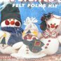 What's New All Stuffed Up Felt Folks Kit Snowman Family Papa Mama Baby 61102