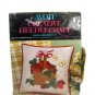 Avon Creative Needlecraft Crewel Embroidery Kit Basket of Strawberries Pillow