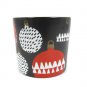 Starbucks 2016 Christmas White Red Black Ball Ornaments Coffee Mug Cup 12 Oz