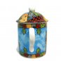 Center Street Design Blue Coffee Mug Cupe Red Lidded Cozycups 8 Oz