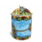 Center Street Design Blue Coffee Mug Cupe Red Lidded Cozycups 8 Oz