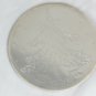 International Silver 7 Piece Coaster Set Silverplated Christmas Tree 3 3/8"