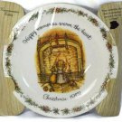 American Greetings Christmas 1972 Holly Hobbie Wall Hanging Round Plate 10"