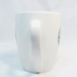 Starbucks 2007 Set of 2 White Tapered Coffee Mug Cup Mermaid Siren Logo 10.2 Oz