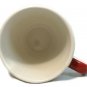 Pier 1 Imports Coffee Mug Cup Set of 2 Holiday Gift Bow Stars Red Green 16 Oz