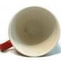 Pier 1 Imports Coffee Mug Cup Set of 2 Holiday Gift Bow Stars Red Green 16 Oz