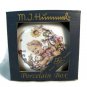 M J Hummel White Porcelain Trinket Box Spring Basket Made in Germany