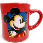 Disney's Mickey Mouse Sketch Style Burgundy Red Coffee Mug Cup 10 Oz