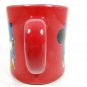 Disney's Mickey Mouse Sketch Style Burgundy Red Coffee Mug Cup 10 Oz