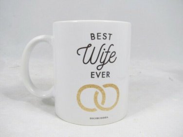 Digibuddha Best Wife Ever Ceramic White Coffee Mug Cup 11 Oz