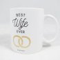 Digibuddha Best Wife Ever Ceramic White Coffee Mug Cup 11 Oz