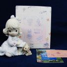 Enesco 1994 Precious Moments You Fill The Pages Of My Life Girl Figurine w/ Box