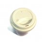 Longaberger Pink Pottery Travel Mug Cup w/ Lid Horizon of Hope 8 Oz