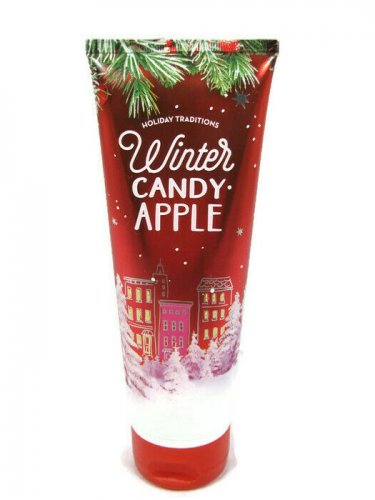 Bath & Body Works Winter Candy Apple Body Cream Holiday Traditions 8 Oz