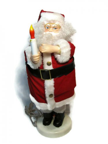 Telco Animated Santa Claus Orig Motion-ettes of Christmas Illuminate Musical 23"