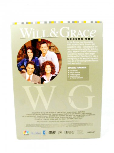WILL & GRACE Complete Season One DVD Movie 4 Disc Box Set  2003