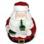Department 56 Christmas Tea Jolly St Nick Red Ceramic Teapot & 4 Cups 13320