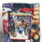 Peace On Earth Snowman Fleece Throw Blanket Multicolor 51 x 64