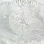 Fifth Avenue Crystal Portico Glass Serving Large & Small Bowl Chip & Dip