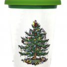 Spode Christmas Tree Ceramic Travel Mug with Silicone Lid 11 Oz