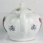 Laura Ashley Parfums Porcelain Lidded Teapot Floral Pattern 32 Oz
