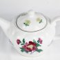 Laura Ashley Parfums Porcelain Lidded Teapot Floral Pattern 32 Oz