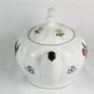 Laura Ashley Parfums Porcelain Lidded Teapot Floral Pattern 32 Oz