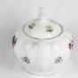 Laura Ashley Parfums Porcelain Lidded Teapot Floral Pattern 32 Oz