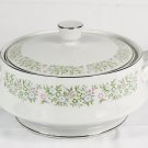Taihei Porcelain Round Covered Casserole Dish Lidded Handled Springtime 1.75 Qt