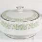 Taihei Porcelain Round Covered Casserole Dish Lidded Handled Springtime 1.75 Qt