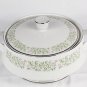 Taihei Porcelain Round Covered Casserole Dish Lidded Handled Springtime 1.75 Qt