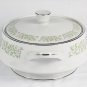 Taihei Porcelain Round Covered Casserole Dish Lidded Handled Springtime 1.75 Qt