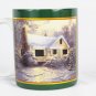 Thomas Kinkade Painter of Light Set of Ceramic Bowl w/ 3 Cups Mugs