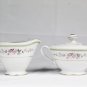 Vintage Arcadia by Ceramic Guild Fine China Set of Lidded Sugar Bowl & Creamer
