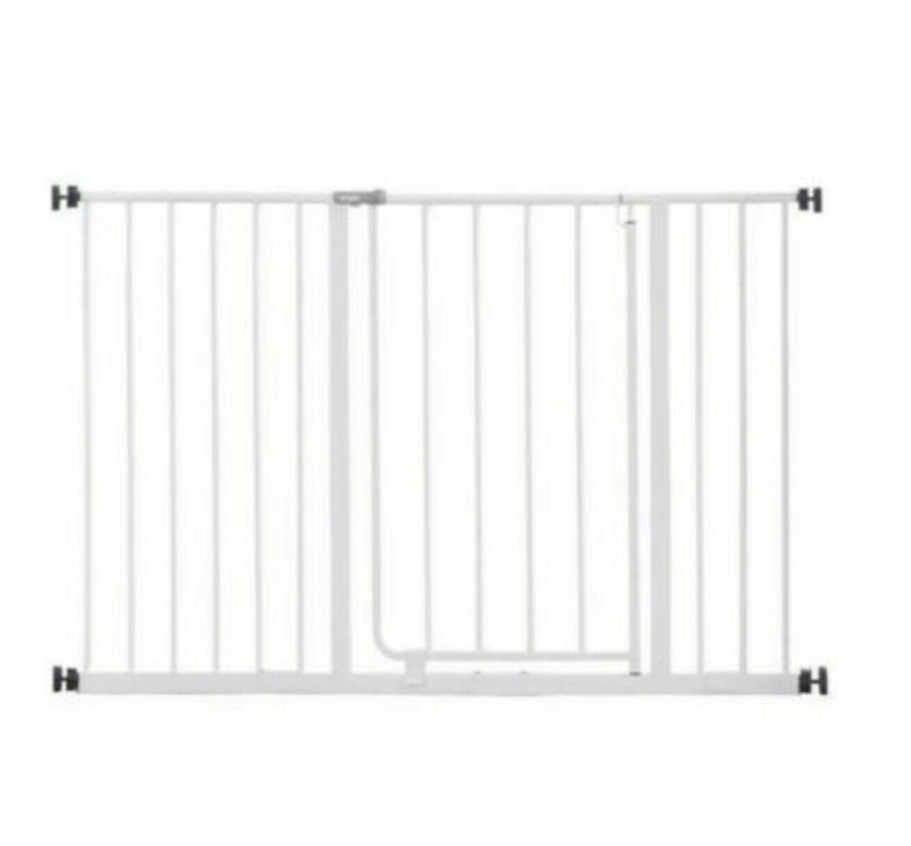 Regalo Easy Open Extra Wide Metal Walk Through Safety Gate White Model 1185DS