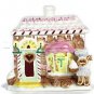 Schmid 1993 Gingerbread Junction Ginger Snap Cookie Jar