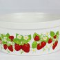 Vintage Action Strawberry Bakeware Stoneware Set of 4 Ramekins & Souffle Dish