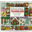 McClanahan Book Co 1991 Santa's Super Christmas It's A 22-Book Story Tray