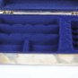 VINTAGE SILVERPLATED VELVET LINED JEWELRY BOX - INTERNATIONAL SILVER COMPANY